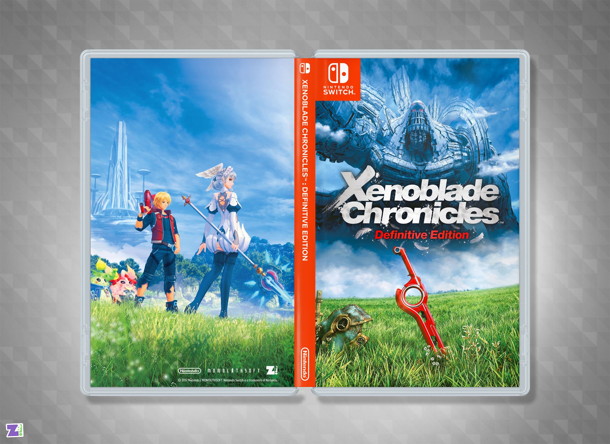 Xenoblade Chronicles Definitive Edition Cover Art: fields Custom Insert &  Game Case -  Sweden