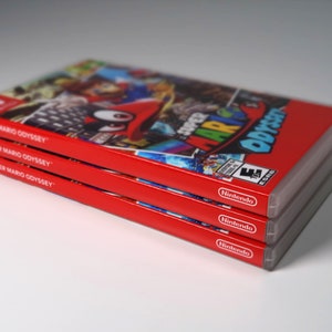 Super Mario Odyssey Cover Art: Replacement Insert &amp; Case for Nintendo Switch - Etsy
