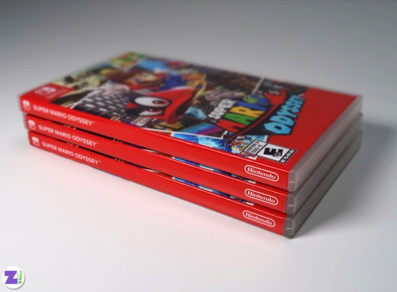 Super Mario Odyssey Cover Art: Replacement Insert & Case for