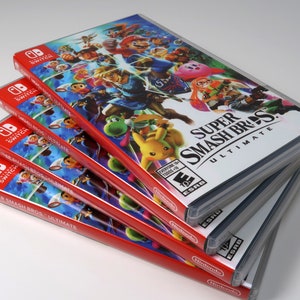 Super Smash Bros Ultimate: Replacement Cover Art & Case for Nintendo ...