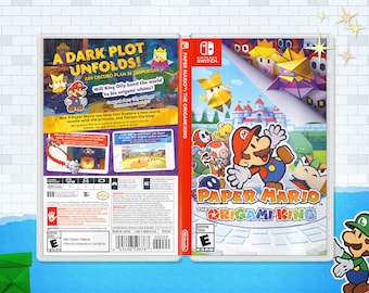 ペーパーマリオ オリガミキング カバーアート: Nintendo Switch 用交換