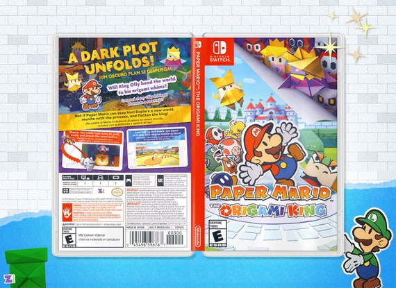 Paper Mario the Origami King Cover Art: Replacement Insert & Case for  Nintendo Switch - Etsy Norway