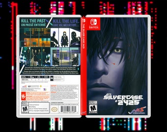 The Silvercase 2425 Cover Art: Replacement Insert / Case for Nintendo Switch (US)