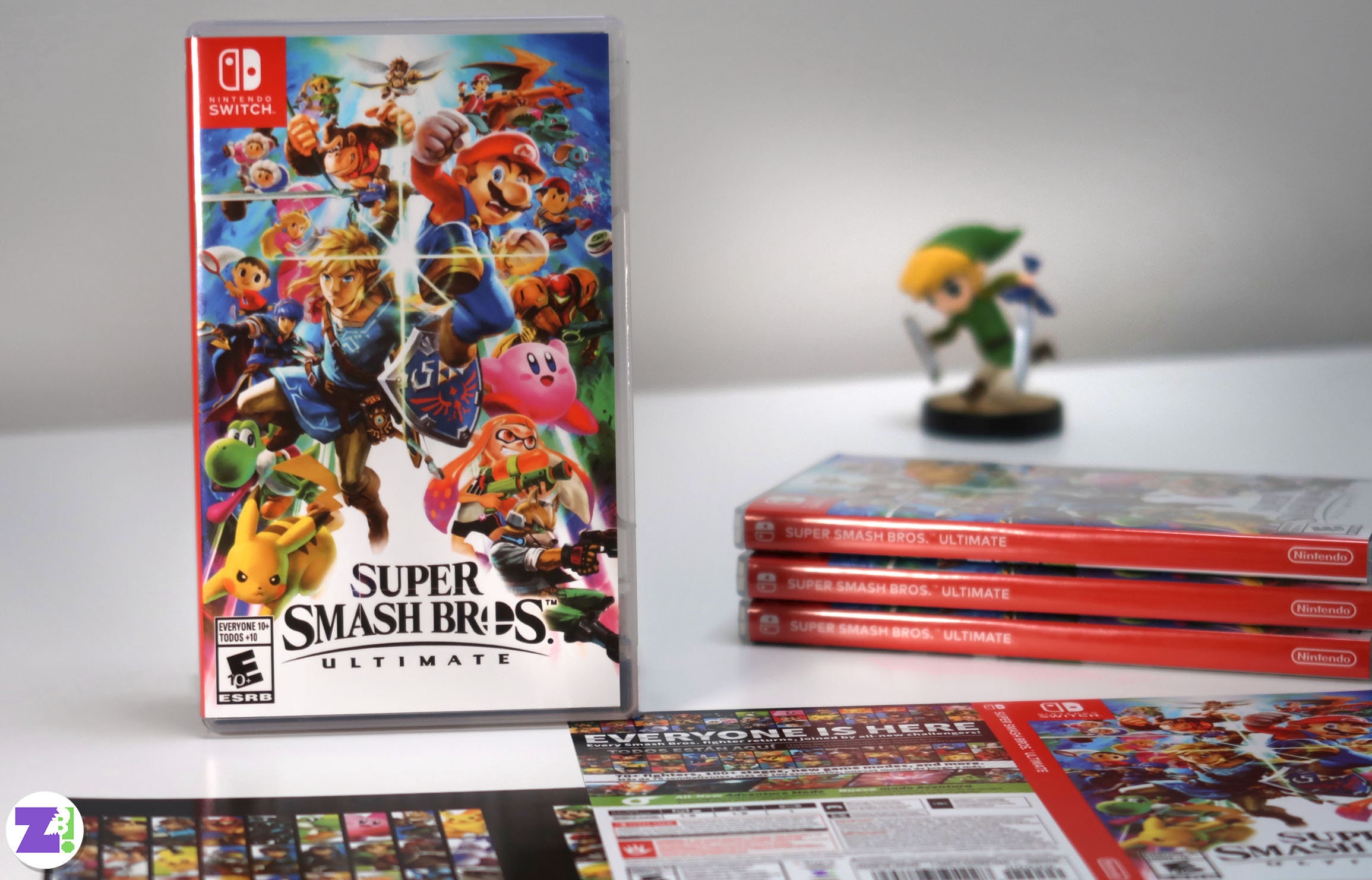 Super Smash Bros Ultimate: Replacement Cover Art Insert & Case Nintendo  Switch