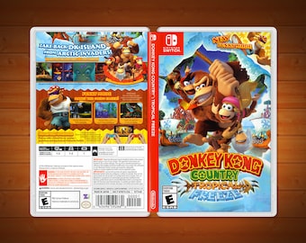 Donkey Kong Country Tropical Freeze Cover Art: Replacement Insert