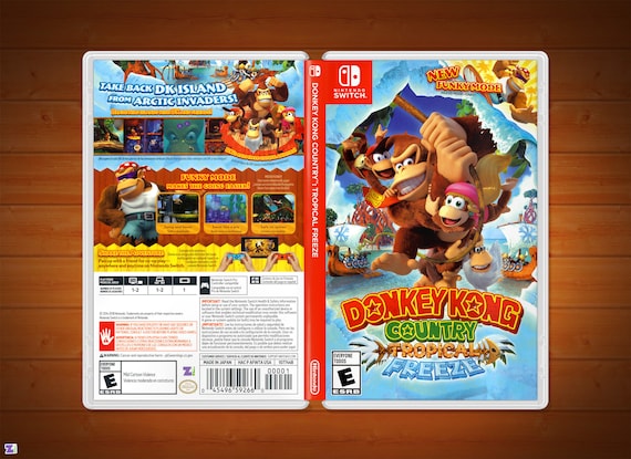 Donkey Kong Country Tropical Freeze Cover Art: Replacement Insert