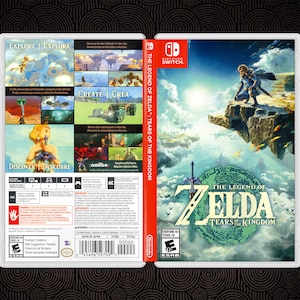 The Legend of Zelda Tears of the Kingdom: Inserto de reemplazo de la cubierta / Estuche para Nintendo Switch (venta al por menor de EE. UU.)