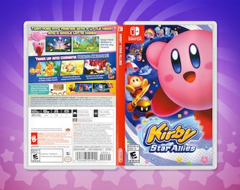 Kirby Star Allies Cover art: Insert / Case for Nintendo Switch (US Retail)