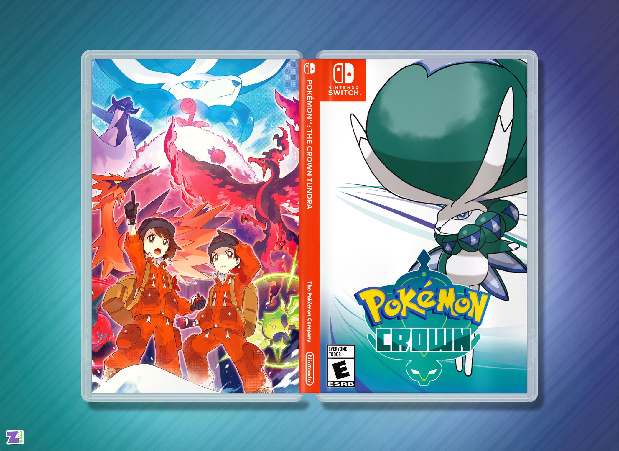 Pokemon Sword / Shield: the Crown Tundra Custom Game Case 