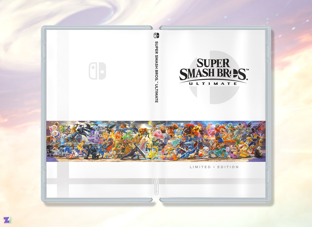 Super Smash Bros Ultimate Limited Edition: Custom Game Case for