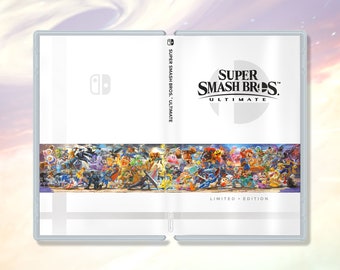 Super Smash Bros Ultimate Limited Edition: Custom Game Case for Nintendo Switch