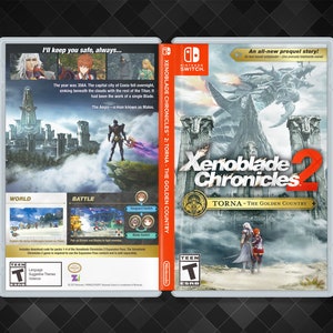 Xenoblade Chronicles 2: Torna - The Golden Country, MyNintendo Reversible CoverArt & Game Case