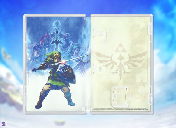 for The & Nintendo Legend Art Sword Zelda: Etsy Replacement Cover Skyward HD Case of Switch -