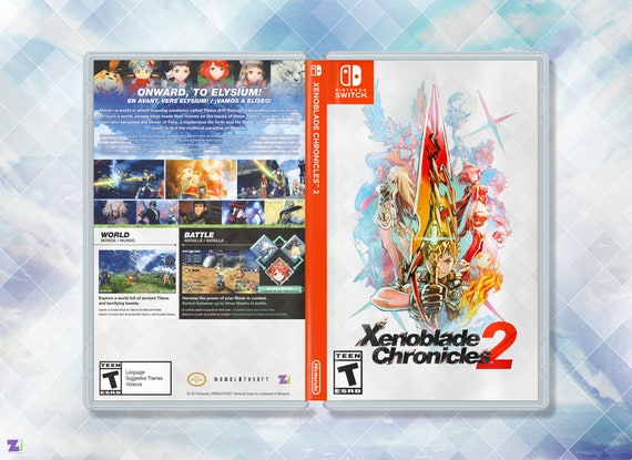 Xenoblade Chronicles 2: Custom Cover Art & Game Case based on Special  Edition 