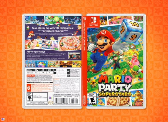 Mario Party Superstars Cover Art: Replacement Insert & Case for Nintendo  Switch -  Canada