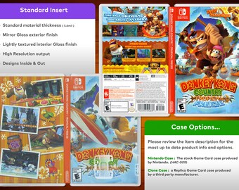 Donkey Kong Country Tropical Freeze Cover Art: Replacement Insert