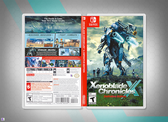 Xenoblade X Definitive Edition + ストラップ Xenoblade Chronicles X Definitive Edition Cover Art: Replacement