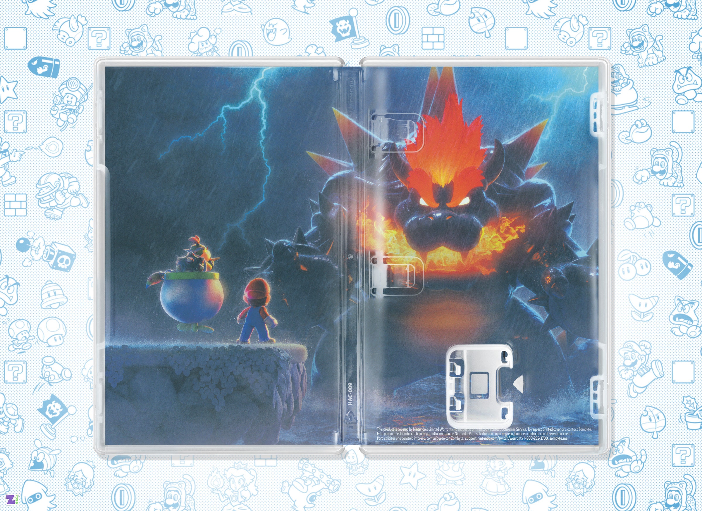 Super Mario 3D World Bowser's Fury Cover Art: Replacement Insert & Case for  Nintendo Switch 