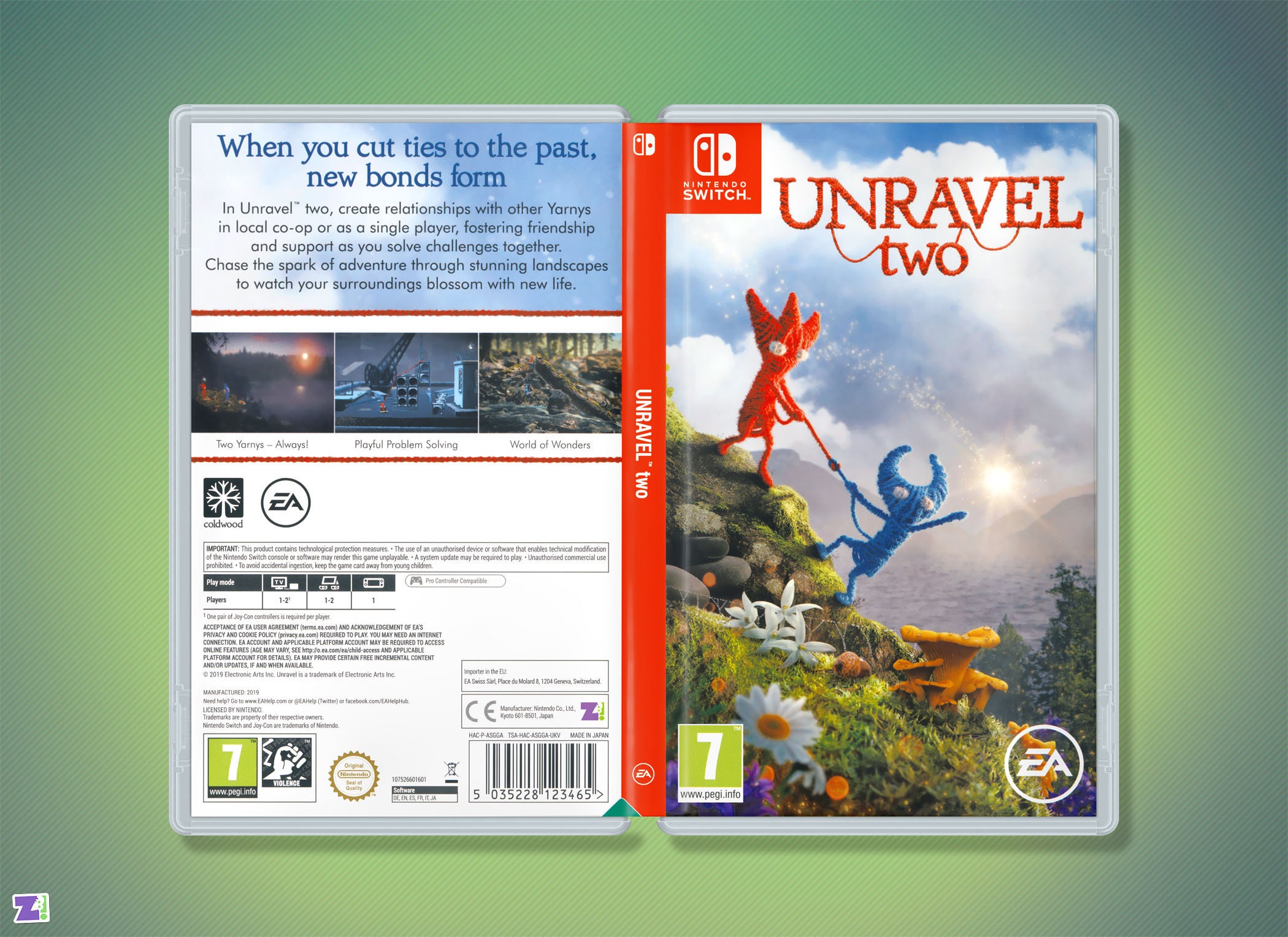 Unravel Two Replacement Case: Multi-region Insert Options for Nintendo  Switch - Etsy