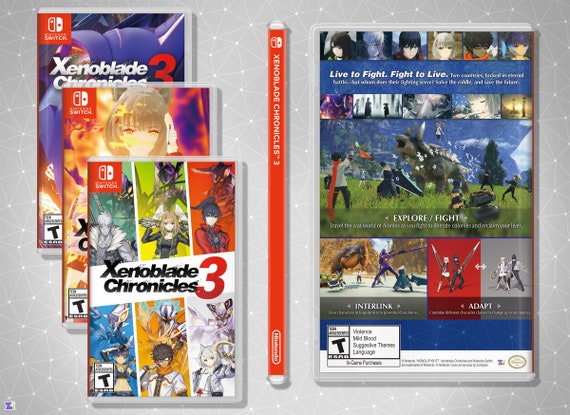 Xenoblade Chronicles 2 Cover Art: Replacement Insert & Case -  Israel