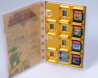 The Legend of Zelda 10 in 1 Game Card Case: Cartridge Holder & Organizer for your Nintendo Switch Collection