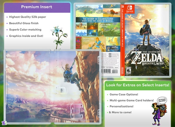 The Legend Of Zelda Breath Of The Wild Game Case Quality Etsy The Legend Of Zelda Breath Of The Wild Game Case Quality Etsy