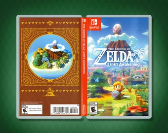 The Legend of Zelda: Link's Awakening Dreamer Edition Game Case Quality Replacement Cover Insert for Nintendo Switch