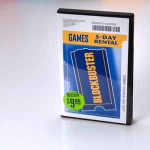 BLOCKBUSTER : porte-cartes de jeu Nintendo Switch (10 jeux)
