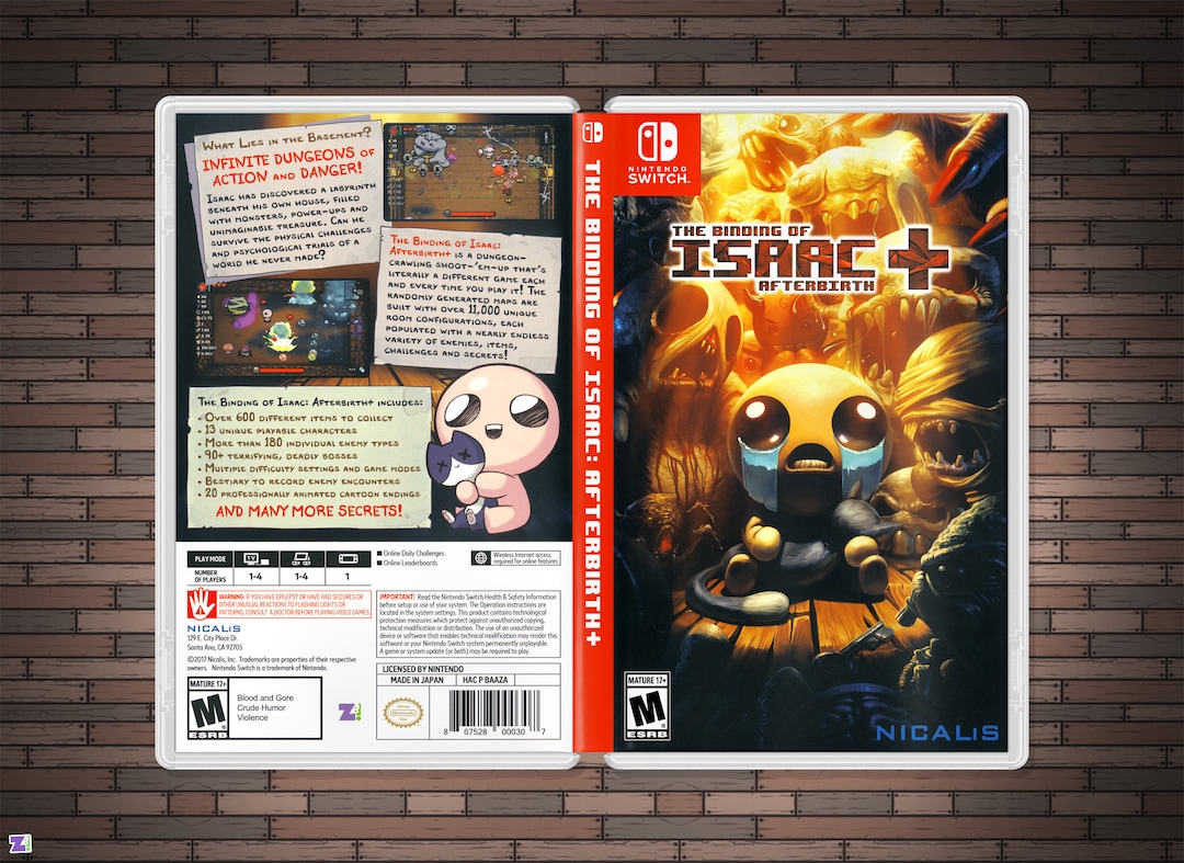 The Binding of Isaac: Afterbirth+, Launch Edition for Nintendo Switch -  LQLB70653 - Swappa