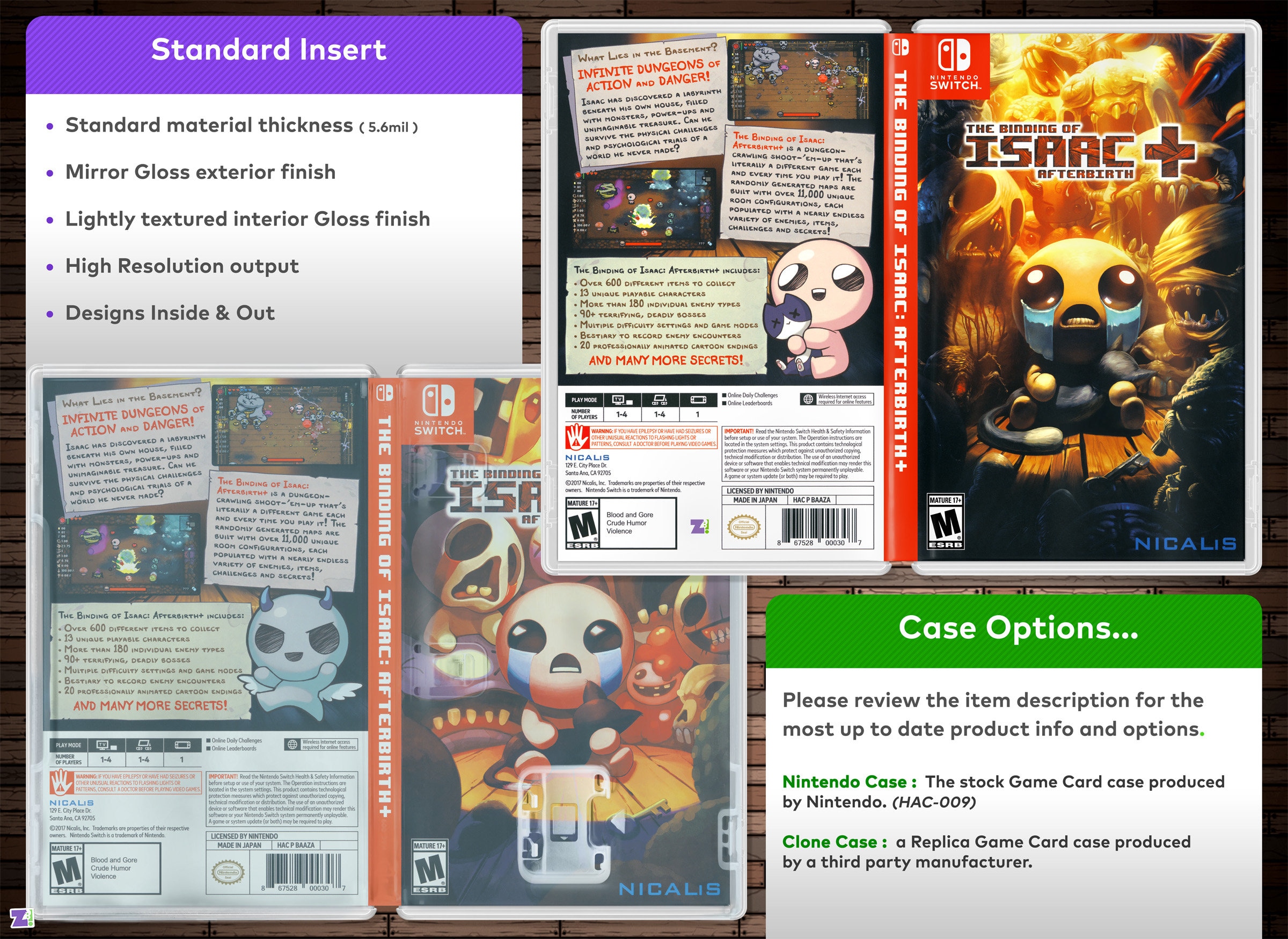 The Binding of Isaac: Afterbirth+, Launch Edition for Nintendo Switch -  LQLB70653 - Swappa