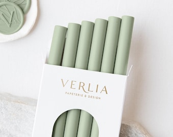 Sealing wax sticks sage green 11 mm