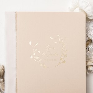 Wedding vows with gold embossing wedding vow book DIN A5 wedding image 4