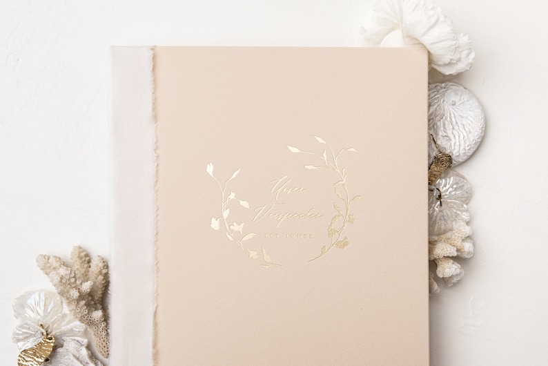 Wedding vows with gold embossing wedding vow book DIN A5 wedding image 4