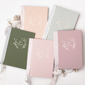 Eheversprechen mit Goldprägung - Ehegelübde Buch DIN A5 Hochzeit