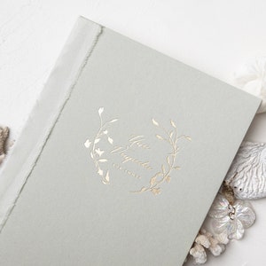 Wedding vows with gold embossing wedding vow book DIN A5 wedding image 7