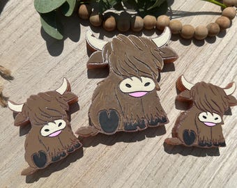 Shaggy Cow Freshie and Vent Clip Set