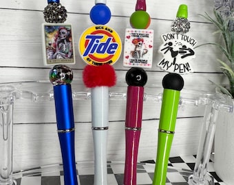 Random Humor Beaded Pens