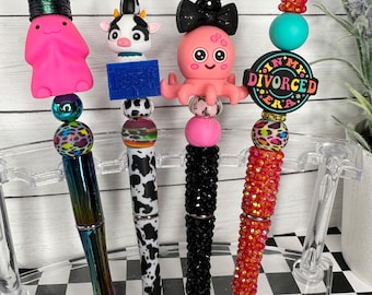 3D Rhinestone Beaded Pens
