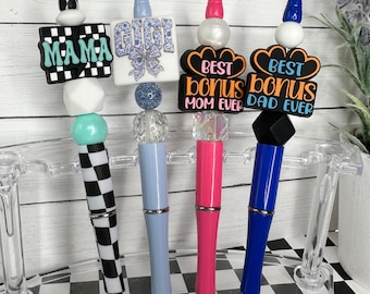 Family Names Beaded Pens