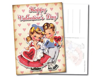 Postkarte: Happy Valentine's Day