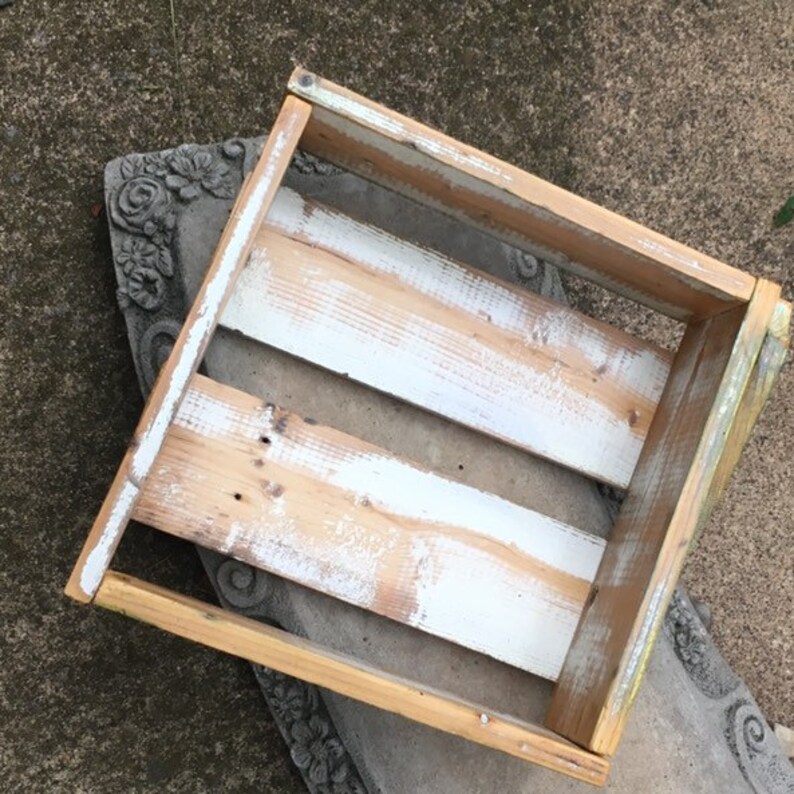 Reclaimed Picket Fence Box Decor Etsy