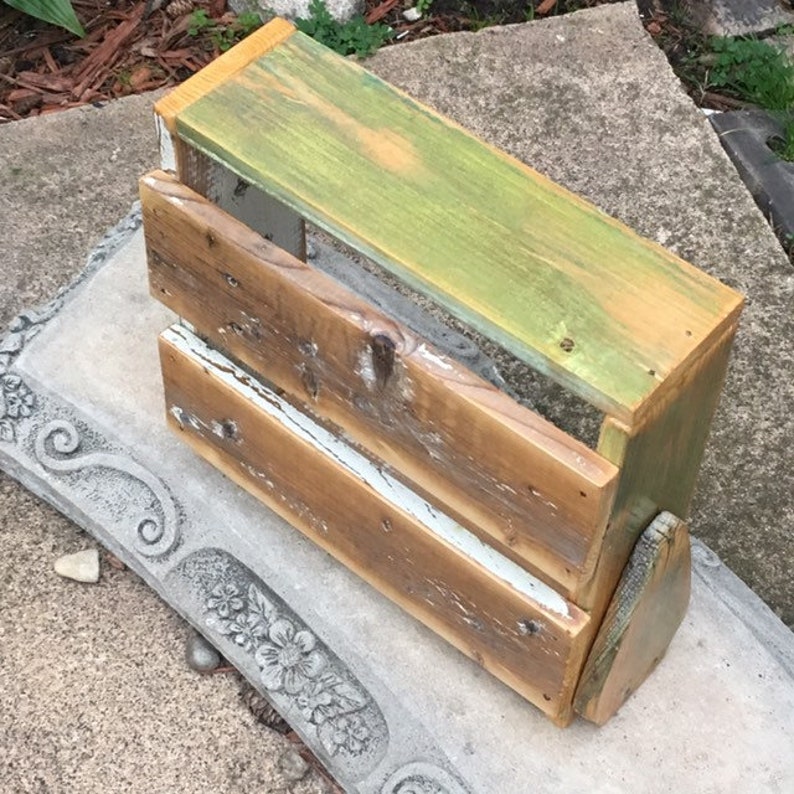 Reclaimed Picket Fence Box Decor Etsy