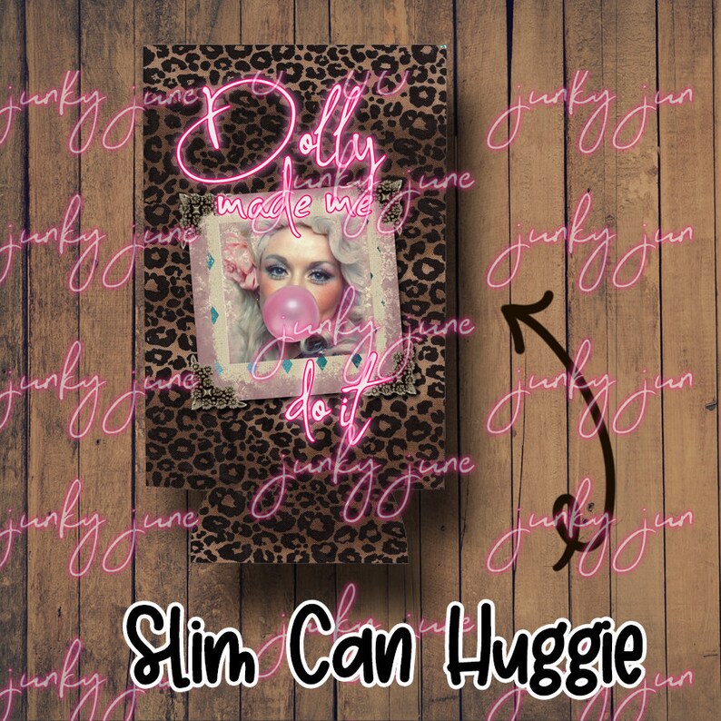 Download Instant download can huggie template dolly parton koozie ...