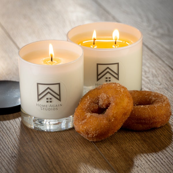 Apple Cider Donut | Soy Candle | Scented Candle | Fall Candle | Autumn Candle | Home Again Studios