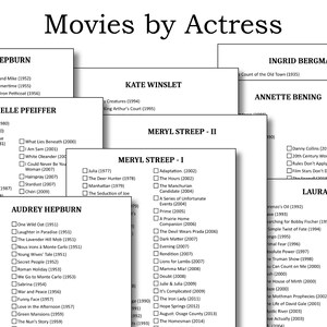 Ultimate Movie Bucket List - Etsy