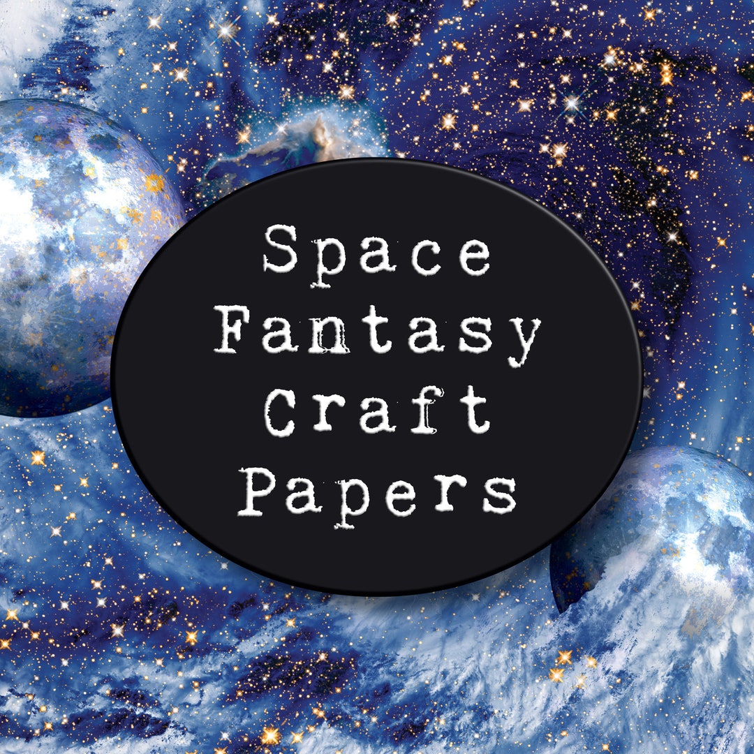 Space Journal Paper Space Fantasy Journal Page Prints, Kids Junk Journal Paper, Space ...