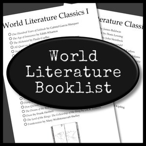 World Literary Classics Book List, Reading Bucket List