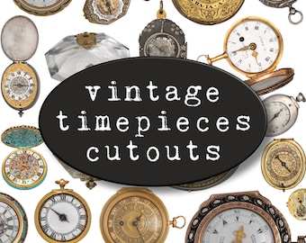 Vintage Watches and Timepieces Fussy Cuts