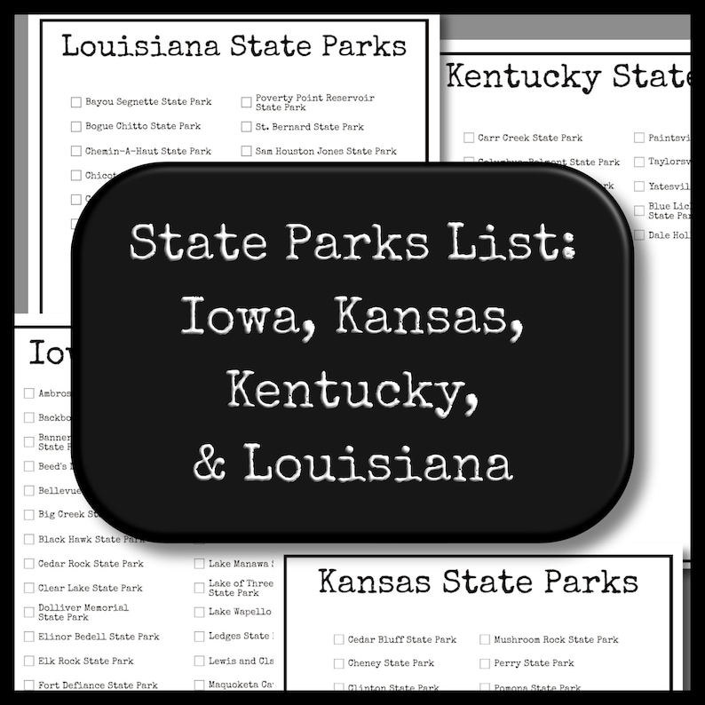 List Of State Parks In Iowa State Parks List, Iowa State Parks, Kansas State Parks, Kentucky State