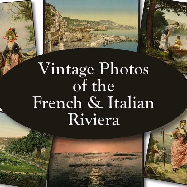 Vintage Photos: French and Italian Riviera